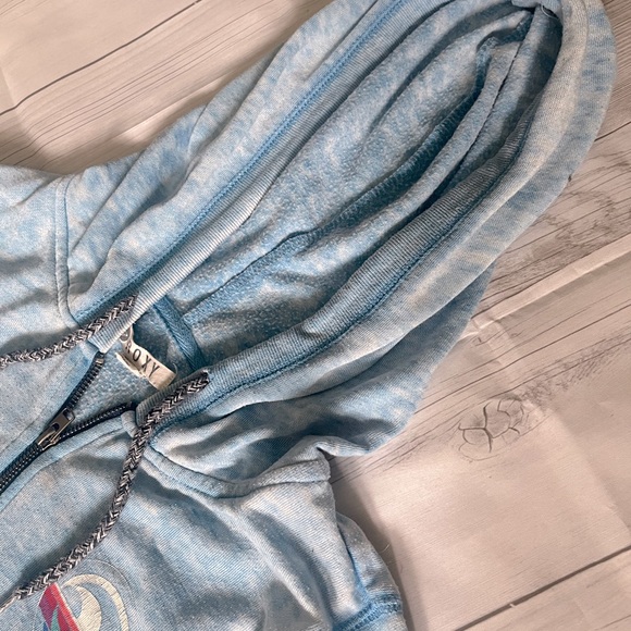 🎉 HP 🎉 Roxy Lightweight Hoodie Zip Sweatshirt XS - Picture 8 of 9